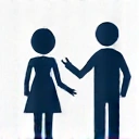 Ikona osoby rozmawiającej, symbolizująca indywidualne konsultacje